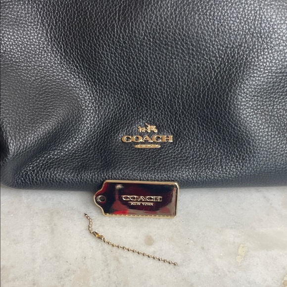 Coach Black Shoulder Bag with Gold Chain - Picture 16 of 16